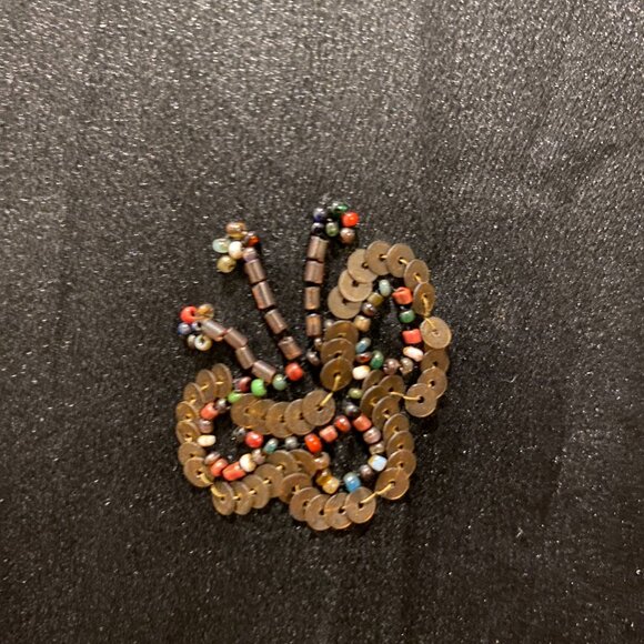 The House of Adair 1920s Hand-Beaded Silk Satin Evening Dress | Art Deco Couture - Picture 10 of 14